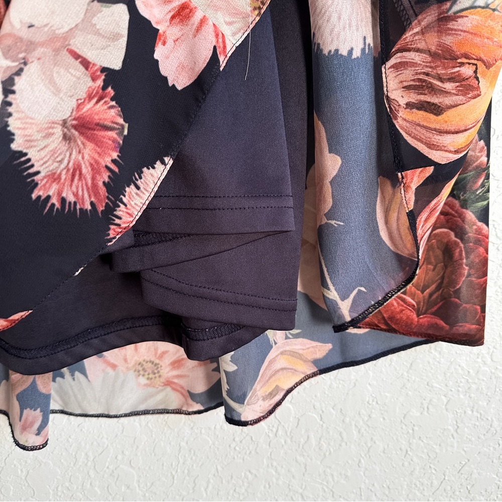 Asos•Sleeveless Floral Evening Party Midi Dress - Picture 5 of 12